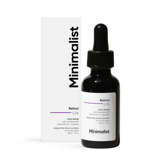 Minimalist Anti-Aging Night Serum with 0.3% Retinol & Q10