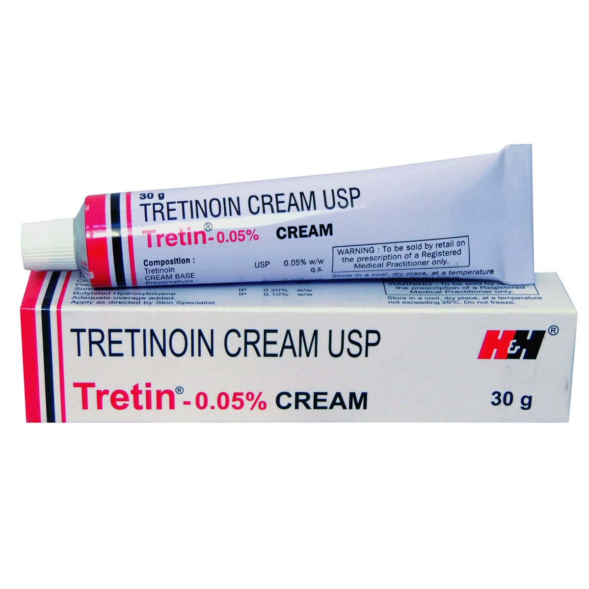 Tretinoin 0.05% Cream 30 gm/Hedge and Hedge